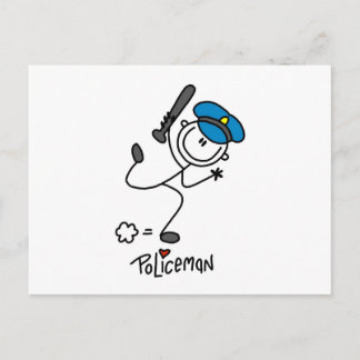 Carte Postale Chiffre de base Police