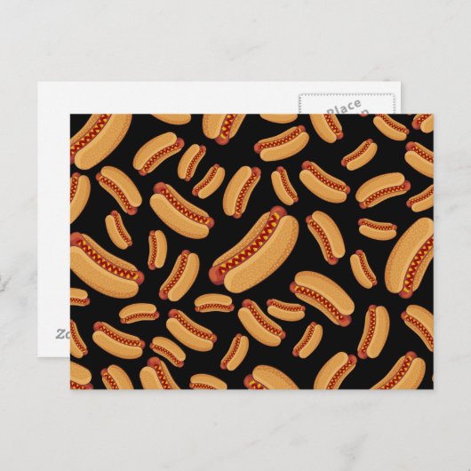 Carte Postale Chiffre noir (Devant / Derrière)