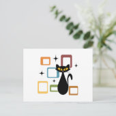 Carte Postale Chiffre noir du milieu du siècle (Debout devant)