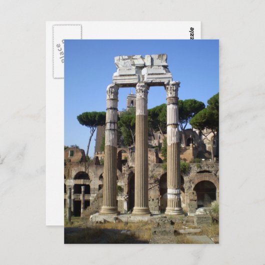 Carte Postale Chiffre romain (Devant / Derrière)