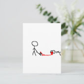 Carte Postale chiffres (Debout devant)