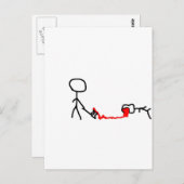 Carte Postale chiffres (Devant / Derrière)