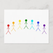 Carte Postale Chiffres Arc-en-ciel - 2 (Devant)