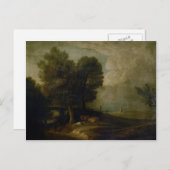 Carte Postale Chiffres avec bétail par Thomas Gainsborough (Devant / Derrière)