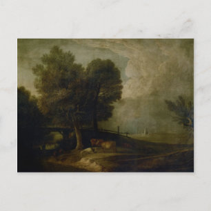 Carte Postale Chiffres avec bétail par Thomas Gainsborough