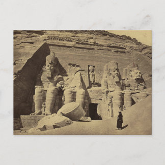 Carte Postale Chiffres colossaux, le Grand Temple à Abu Sunbul