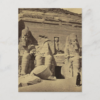 Carte Postale Chiffres colossaux, le Grand Temple à Abu Sunbul