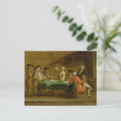 Carte Postale Chiffres dans une taverne ou une cafétéria, années (Debout devant)