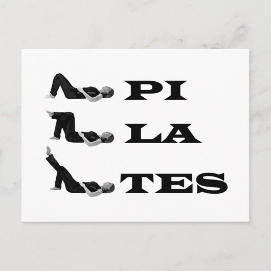 Carte Postale Chiffres de Pilates ! (Devant)