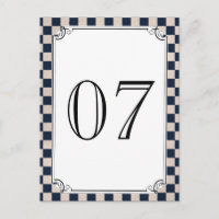 Chiffres de table de Mariage en carton vapeur