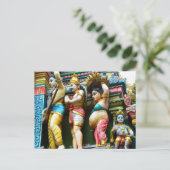 Carte Postale Chiffres du temple hindou (Debout devant)