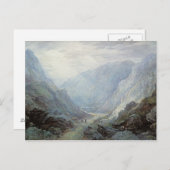 Carte Postale Chiffres Reposant Sur Le Chemin À Travers Une Port (Devant / Derrière)