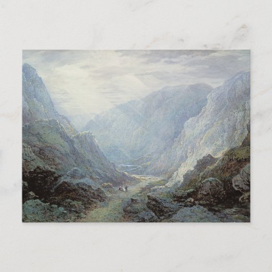 Carte Postale Chiffres Reposant Sur Le Chemin À Travers Une Port (Devant)