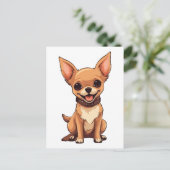 Carte Postale Chihuahua Chig (Debout devant)
