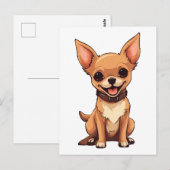 Carte Postale Chihuahua Chig (Devant / Derrière)