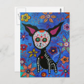 Carte Postale Chihuahua Dia de los Muertos (Devant / Derrière)