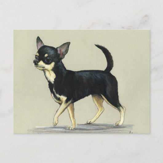 Carte postale "Chihuahua" Dog Art (Devant)
