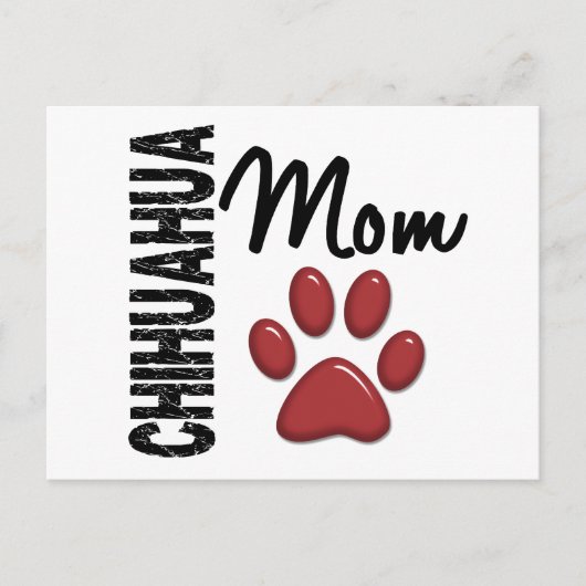 Carte Postale Chihuahua Mom 2 (Devant)