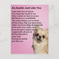 Chihuahua Tante Poem