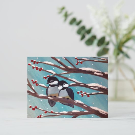 Carte Postale Chikadees (Debout devant)