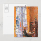 Carte Postale Childe Hassam - Au bureau (Devant / Derrière)