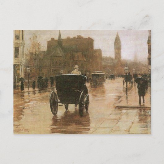 Carte Postale Childe Hassam - Columbus Avenue (Devant)