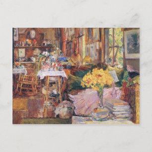 Carte Postale Childe Hassam - La salle des fleurs