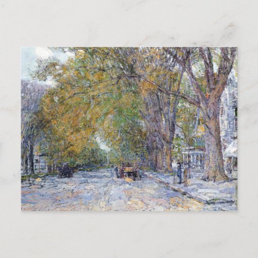 Carte Postale Childe Hassam - Main Street East Hampton (Devant)