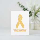 Carte Postale Childhood Cancer Awareness (Debout devant)