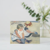 Carte Postale Children Playing on the Beach (Debout devant)