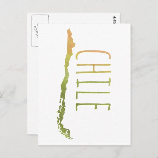 Carte Postale Chili (Devant / Derrière)