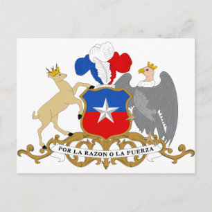 Carte Postale Chili Coat of Arms
