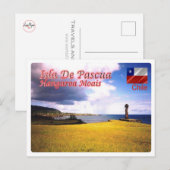 Carte Postale Chili - Île de Pâques - (Devant / Derrière)