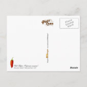 Carte Postale Chili Pepper (Dos)