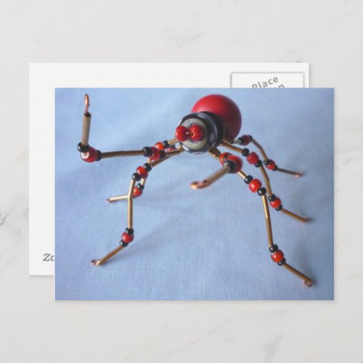 Carte Postale Chili Pepper Spider (Devant / Derrière)