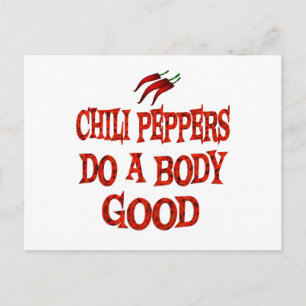Carte Postale Chili Peppers Do Good