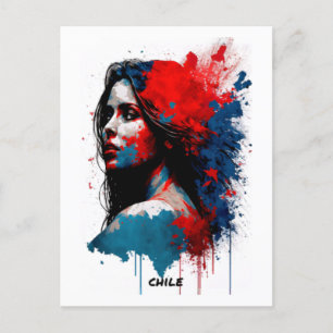 Carte postale Chili - Portrait - Monde des Femmes