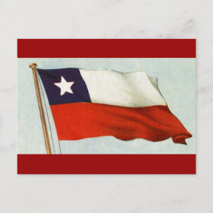 Carte Postale Chili t-shirts de football et cadeaux de fans de f