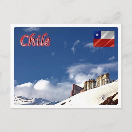 Carte Postale Chili - Vallée du Nevado (Devant)