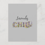 Carte Postale Chill de lavande (Devant)