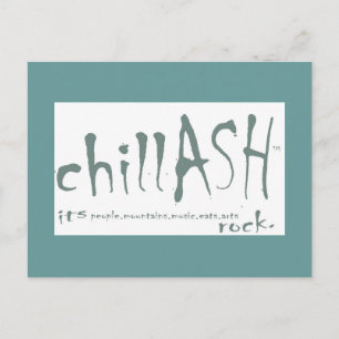 carte postale chillASH