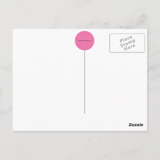 Carte Postale Chillaxin' @ Camp (rose) (Dos)