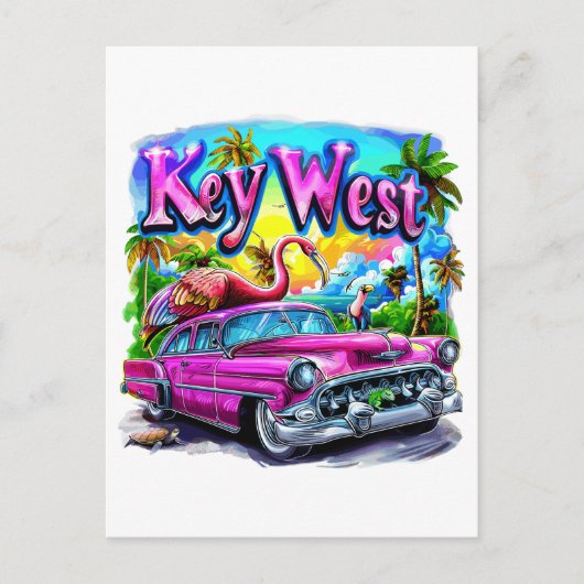 Carte Postale Chillin' à Key West, Floride (Devant)