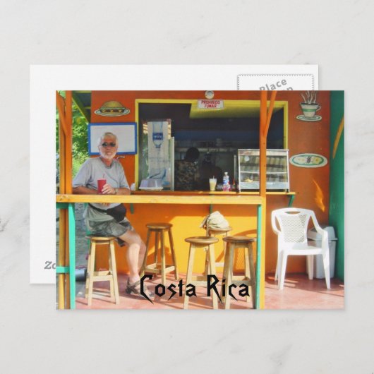 Carte Postale Chillin' Out au Costa Rica (Devant / Derrière)