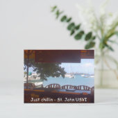 Carte Postale Chillin' sur St. John (Debout devant)