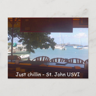 Carte Postale Chillin' sur St. John
