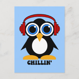 Carte Postale chilline de pingouin