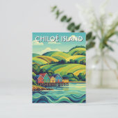 Carte Postale Chiloé Island Chile Travel (Debout devant)