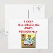 Carte Postale chimie (Devant / Derrière)