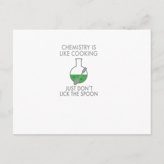Carte Postale Chimie (Devant)